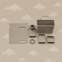 Filtre à graisse PE, intercepteur d'huile, filtre à pression, capacité de 100 L/heure, facile à nettoyer, pour hôtels, restaurants, traitement des eaux usées