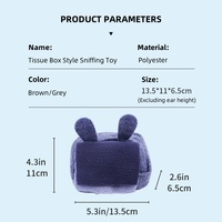 Boîte à mouchoirs pour animaux de compagnie, jouets à renifler, jouets en peluche pour chien, boîte à nourriture cachée, nouvel arrivage
