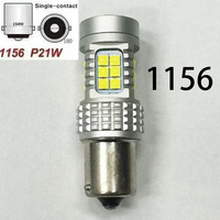 Ampoule LED de voiture rouge, blanche, jaune, Bay15d S25 1156 Ba15s 1157 7440 7443 3156 3157 3030 30SMD 30Led, clignotant, feu stop, ampoule LED automobile