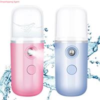Dropshipping Fulfillment Agent 2025 Portable USB Mini Facial Nano Humidificador de aire Cuidado DE LA PIEL Instrumentos de belleza