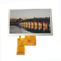 Module LCD OEM ODM 5,0 pouces 800x480 IC ST7262, interface RGB, 700 cd/m², écran LCD pour usage industriel