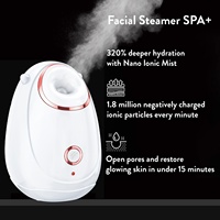 Vaporizador Facial Eléctrico Portátil Inteligente con Pulverizador Frío y Caliente Recargable, Nano Iónico, Gran Vapor, para Hidratación Facial en Casa