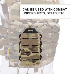Pochette tactique pour chargeur Sinairsoft découpée au laser, en nylon 500D, compatible MOLLE, pour chargeurs 5,56 mm et 7,62 mm - Product Image 5