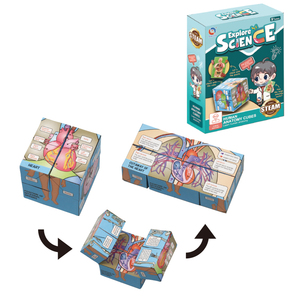Juego de Órganos Humanos para <span class=keywords><strong>Educación</strong></span> Temprana, Juguete Educativo de Ciencia para Estudiantes de <span class=keywords><strong>Primaria</strong></span> <span class=keywords><strong>y</strong></span> <span class=keywords><strong>Secundaria</strong></span>, Rompecabezas DIY, Juguetes Cognitivos - Product Image 3