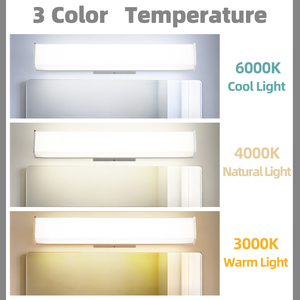 Bathroom Vanity Lighting For Hotel <b>Mirror</b> Front Lamp Makeup Lights IP44 Waterproof Stainless steel Led Wall Light Fixtures - Product Image 5