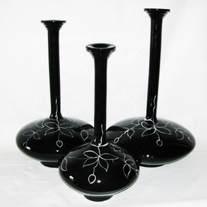 Vevor — VASE en bambou de laque naturelle, VASE gracieux et artisanal, pour la décoration - Product Image 3