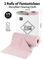 Handuk Mikrofiber Dapur 30Pcs*2 Langsung dari Pabrik, Dapat Dicuci, Gulungan Kain Pembersih Lepas Pakai untuk Aplikasi Cuci Mobil