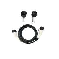 Nouveau câble d'extension GBT vers TYPE2 5M IP55, vente directe d'usine, 3.5kw16A/7kw32A/11kw16A/22kw32A, cordon de recharge électrique