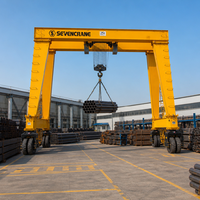 Grue mobile à portique hydraulique 30t à faible entretien pour entrepôt de stockage de charbon