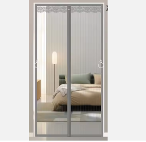 Vente en gros 2025 nouveau style de rideau de porte magnétique <span class=keywords><strong>moustiquaire</strong></span> <span class=keywords><strong>moustiquaire</strong></span> en polyester design moderne étanche personnalisé - Product Image 2