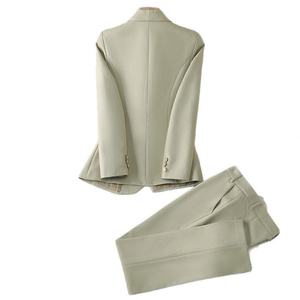 Traje de Blazer Personalizado para Mujer, Conjunto de Dos Piezas del Mismo Color, Trajes de Empresa, Conjunto de Trajes para Mujer - Product Image 2