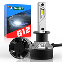 G-View Ampoule de phare à LED blanche H1S 100W F1 H3 H4 de haute qualité avec puce LED CSP pour Hyundai CC et autres pièces d'accessoires de voiture