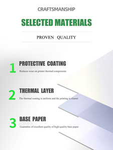 Étanche et étanche à l'humidité 80 Mm Prix du rouleau de papier thermique 80x60mm Pos Papier Caisse enregistreuse - Product Image 5