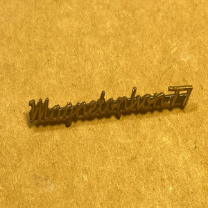 Nuevo Original en Stock Insignia Metálica con Logotipo Vintage Telefunken Magnetophon 77 para Reproductor de Bobinas - Product Image 1