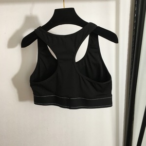 Conjunto Deportivo de Yoga para Mujer, Marca Al, Top Sin Mangas y Leggings, Ropa de Entrenamiento de Yoga, Conjunto con Relleno Sin Costuras para Gimnasio y Fitness - Product Image 5