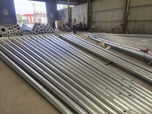 Poste de Luz Galvanizado en Caliente de 6M, 8M, 10M, 12M, Poste de Lámpara de Acero de un Solo Brazo o Doble Brazo <span class=keywords><strong>para</strong></span> Iluminación de Carreteras - Product Image 3