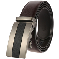 Ceinture simple et tendance avec boucle automatique pour homme LY25-1055-1