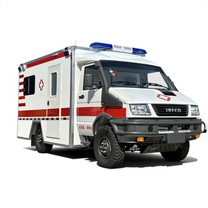 Véhicule d'<span class=keywords><strong>ambulance</strong></span> tout-terrain diesel haut de gamme 4x4 avec équipement médical de pointe pour usage hospitalier et municipal - Product Image 1