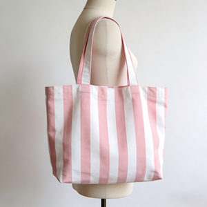 Nueva bolsa de hombro de lona de algodón ecológica para mujer, moderna y personalizable con logotipo impreso, bolsa de compras. - Product Image 3