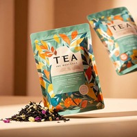 Sachet Doypack Personnalisé Mat Biodégradable en Mylar Imprimé par Héliogravure avec Fermeture Zip Refermable pour l'Emballage du Thé, du Café, du Lait et des Sushis