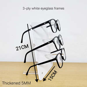 Modern Sunglasses Commercial Holder Plastic Retail Black White Transparent Acrylic Optical <b>Eyewear</b> Counter <b>Display</b> Stand Rack - Product Image 6