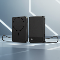 OEM Écran LED portable d'extérieur, batterie externe magnétique sans fil 10000mAh pour iPhone