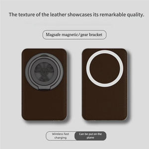 Personnalisable avec support à 360 ° Banque d'alimentation magnétique Charge rapide sans fil super-mince pour téléphone - Product Image 4