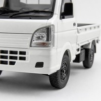 Voiture RC de loisir 4x4 Mini Pick-up Télécommandée 2.4GHz Blanche ABS+Métal LED 1:10 pour l'escalade, Prête à l'emploi avec chargeur, Idéal comme cadeau