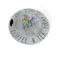 Jouet Squishy Macaron en forme de cornet de glace à rebond lent, jouet à presser décoratif en forme de bonbon, emballage transparent, cadeau pour enfants, vente en gros