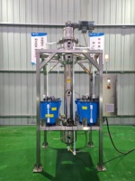 Colonne d'extraction de solvant de laboratoire pour hydraométallurgie chimique RDC