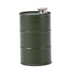 ขวดน้ำขนาด350มล. 12ออนซ์กระติกวิสกี้สแตนเลสขวดเหล้าทำจากสเตนเลสขวดเหล้า Jerry CAN ก๊าซน้ำมันกลองรูปร่างขวดสะโพก - Product Image 6