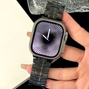 สายนาฬิกาโลหะสแตนเลสสตีล Iron Man Sport สำหรับนาฬิกา Iwatch9/10 Ultra 2 พร้อมสายแบบหลายขนาด - Product Image 1