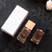 Emballage en verre vide rectangulaire vintage personnalisé de 30ml 50ml 100ml bouteille de parfum bouteille de parfum portable carrée avec couvercle en bois