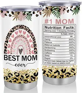 USA Hot sell Mothers day gifts 2024 Best Mom Ever Stainless Steel Vacuum Tumbler Travel Car Cups Coffee Mug