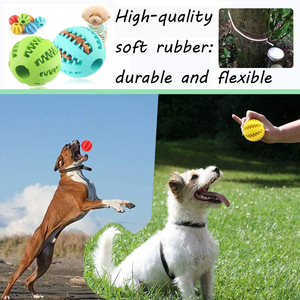 Jouet de nettoyage dentaire pour chien en TPR, jouets à mâcher résistants aux morsures pour animaux de compagnie, balle interactive de nettoyage des dents par gravité, jouets indestructibles pour chiens - Product Image 4
