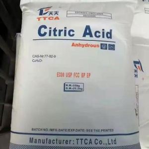 Acide citrique anhydre/monohydraté, agents aromatisants pour additifs alimentaires avec formule chimique C6H8O7 (CAS 77-92-9), marque HRCCM - Product Image 5