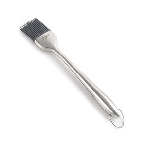 Pennello da cucina in silicone per grigliare e cucinare con manico e anello in acciaio inossidabile - Product Image 2