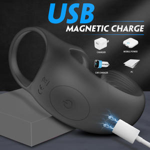 Anillo Vibrador de Silicona a Prueba de Agua IPX7 con Control Remoto, Masajeador de Próstata de Larga Duración para Adultos - Product Image 3