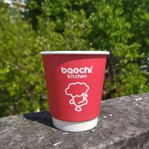 Premium Eco-Friendly 4oz/8oz/12oz/16oz/20oz/22oz/32oz Hot Beverage <b>Cup</b> Take Out Double Wall Paper Coffee <b>Cup</b> - Product Image 1