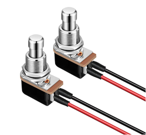 Pédale de commande de guitare pré-câblée à <span class=keywords><strong>bouton</strong></span>-poussoir SPST normalement ouvert, momentanée, avec câble – Vente en gros - Product Image 2