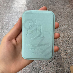 Zonyin Custom Portable <strong>Makeup</strong> Mirror Foldable Solid Color PU Leather <strong>Simple</strong> Mini Compact <strong>Cute</strong> Pocket Mirror for Woman Girls Gift - Product Image 5