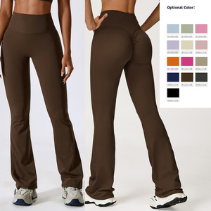 Women's Solid Purple Yoga Set 2-Piece Crop <b>Top</b> & High Waist <b>Leggings</b> Elastic Waist Breathable Spandex Cotton Activewear - Product Image 4