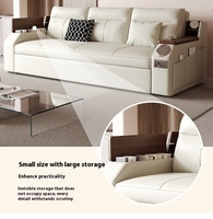 Muebles de sofá cama JINS, sofás modernos para sala de estar, sofá cama inteligente multifunción plegable para el hogar comercial