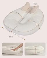 Coussin d'allaitement multifonctionnel pour nouveau-né, forme papillon ergonomique, coussin de soutien pour l'allaitement, coussin d'alimentation pour bébé