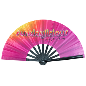 Éventail à main en bambou avec logo personnalisé en gros Éventail à main pliant pour <span class=keywords><strong>musique</strong></span> traditionnelle DIY Cadeaux publicitaires - Product Image 2