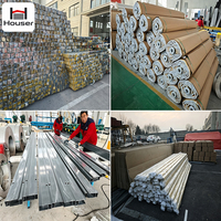 Porte à enroulement automatique en alliage d'aluminium haute résistance pour entrepôt industriel, sécurité, anti-corrosion