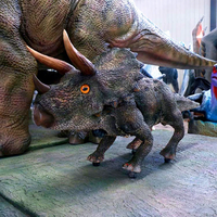 Dernier dinosaure animatronique Triceratops, robot chien IA, télécommande intelligente, compagnon pour tous les âges, pour l'aéroport et l'école