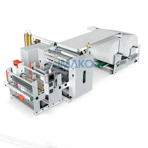 Kleenex-máquina de fabricación de pañuelos faciales, máquina de tejido entrelazado a precio de fábrica