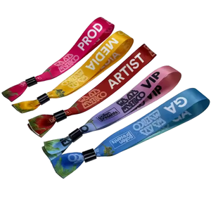 Pulseras de Tela Tejida Estilo Náutico Personalizadas Ddjoy, Impresas por Transferencia de Calor, para Eventos Religiosos, Regalos Promocionales, Inspiradas en la Fe - Product Image 1