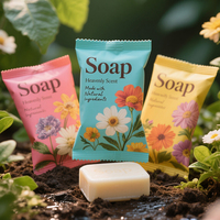 Sachet personnalisé pour savon, pochette thermoscellable en aluminium, sachet plat pour soins de la peau, emballage pour savon blanchissant en matériau composite